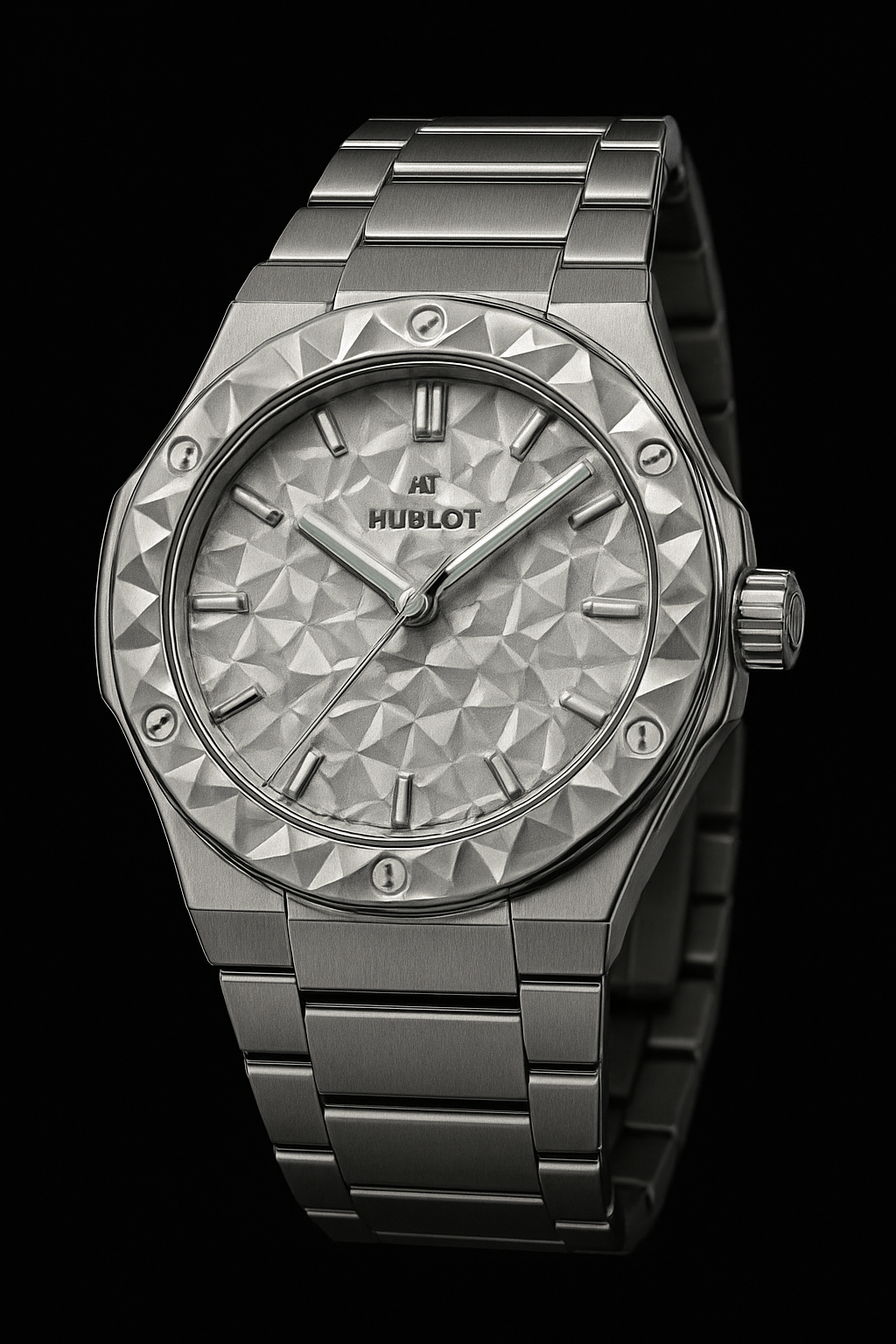 HUBLOT CUT DIAMOND WATCH FOR MEN'S