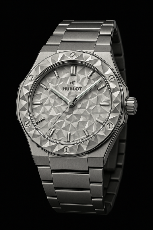 HUBLOT CUT DIAMOND WATCH FOR MEN'S