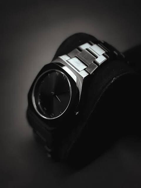 BLACK AURA STAINLESS STEEL WATCH FOR MEN