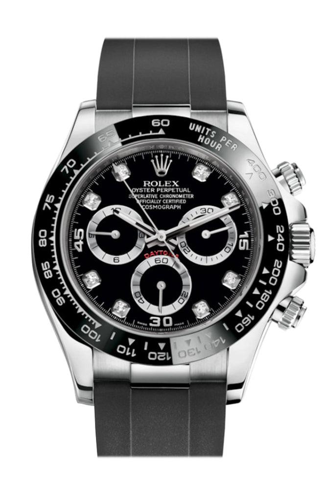 ROLEX COSMOGRAPH DAYTONA SILICONE STRAP WATCH FOR MEN